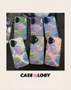 IPHONE 17 PHONE COVER (HOLOGRAM LEAVES  DESIGN)