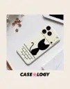 IPHONE-17 PRO PHONE COVER (BLACK CAT DESIGN)